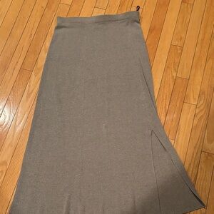 Liz Claiborne Gray Midi Skirt